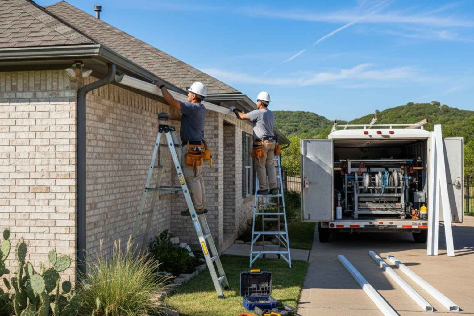 Gutter Replacement Service In Cypress Mill TX