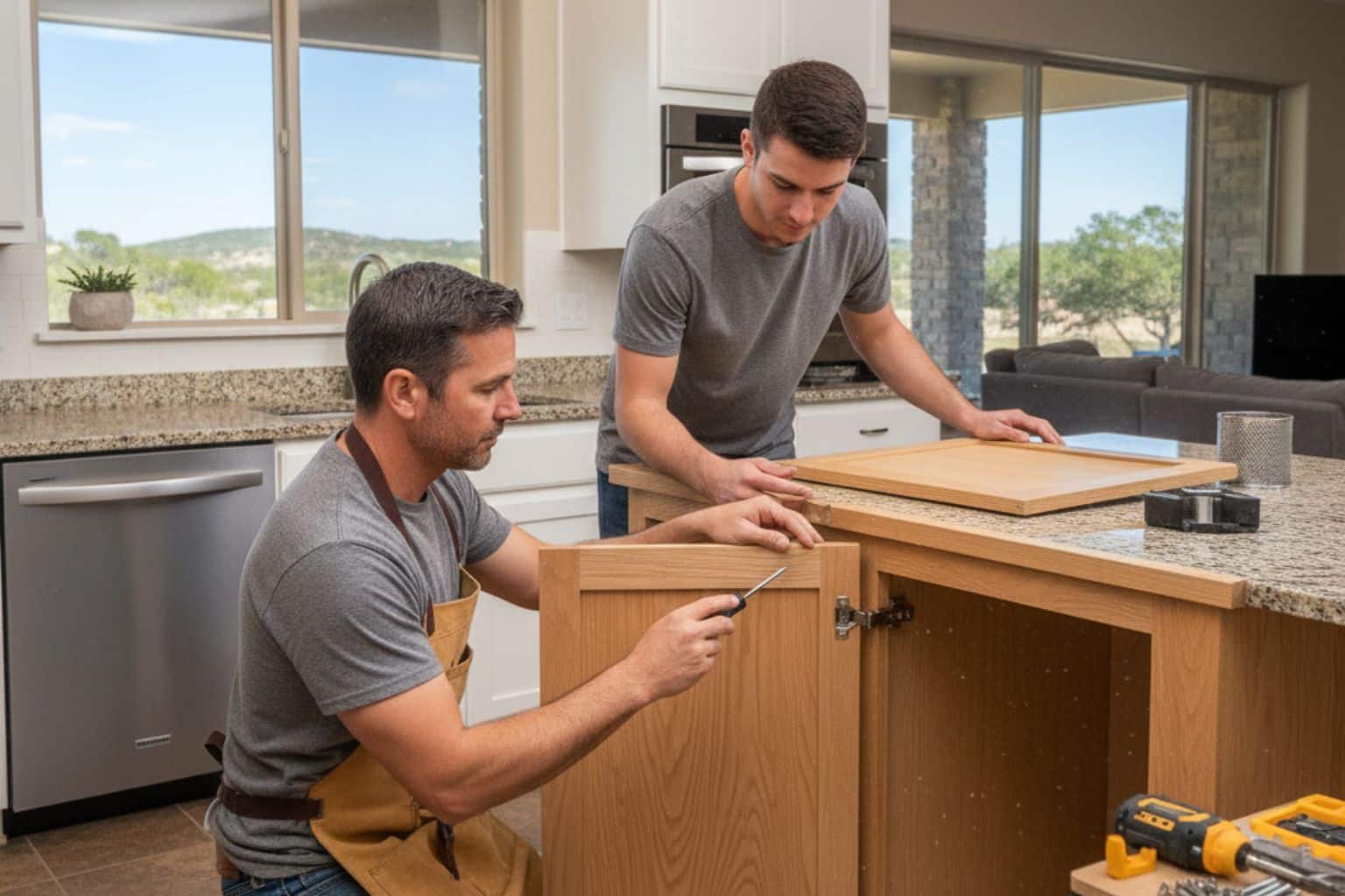 Kitchen Cabinet Repair Service In Round Mountain TX