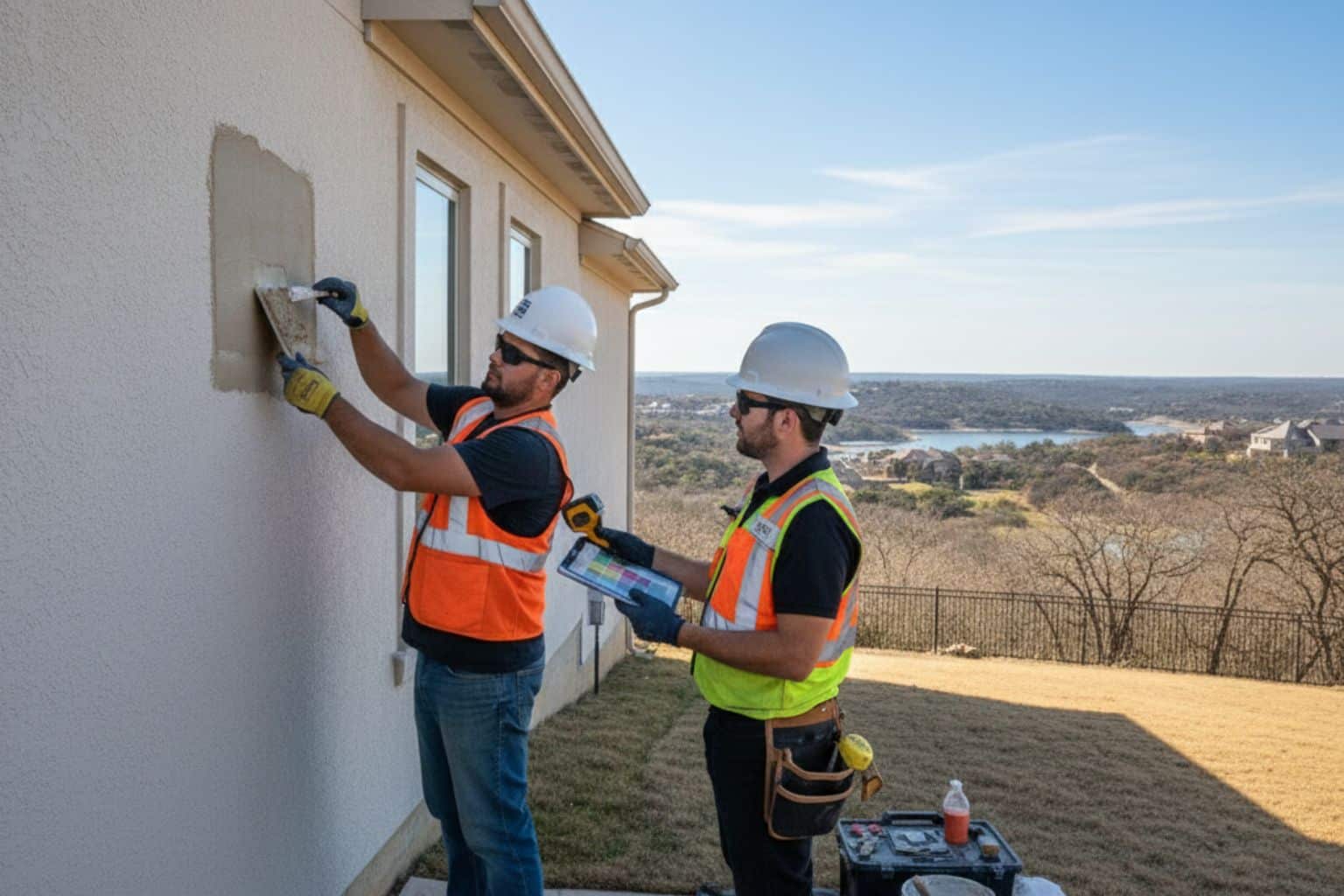 Stucco Color Match Service in Hunt TX