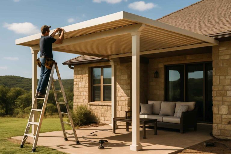 aluminum patio cover installer in mountain home tx
