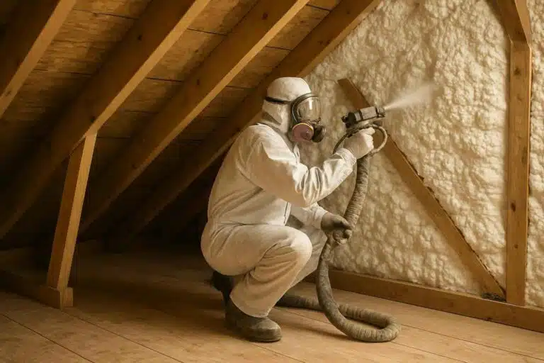 attic spray foam installer in hunt tx
