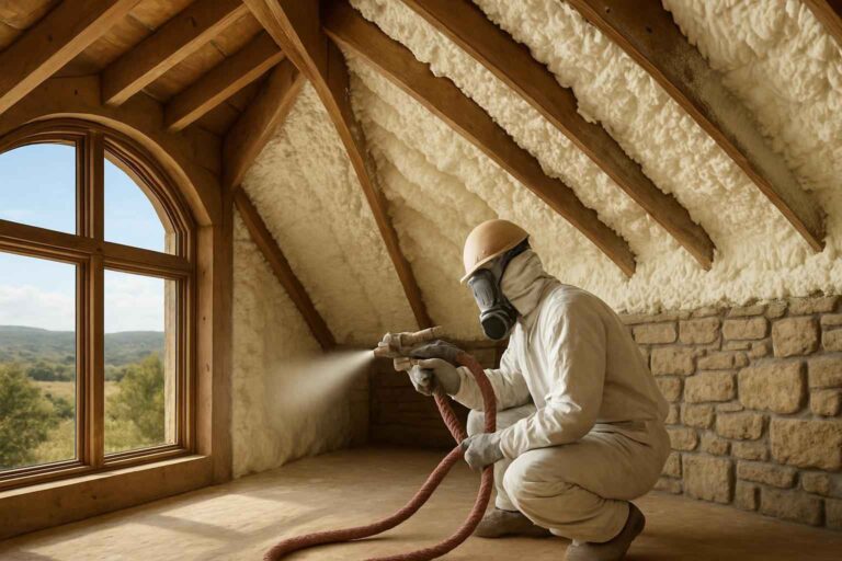attic spray foam installer in mountain home tx