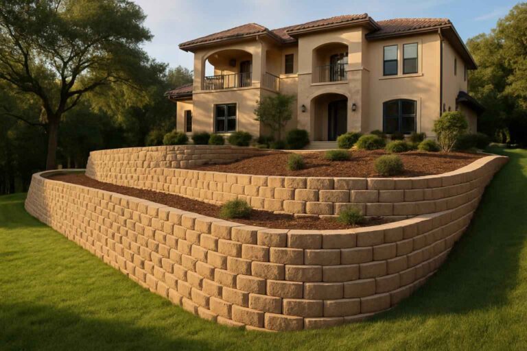 Retaining Wall Contractor In Boerne TX block retaining wall builder in boerne tx