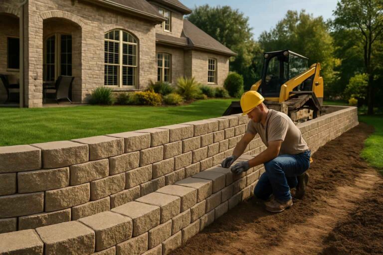 block retaining wall builder in cypress mill tx