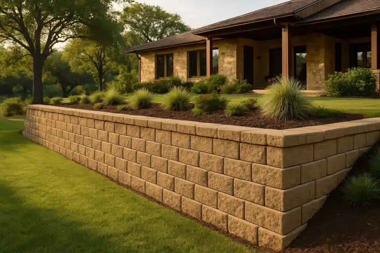 Retaining Wall Contractor In Hunt TX block retaining wall builder in hunt tx
