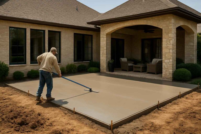 Patio Construction Contractor In Boerne TX concrete patio installation service in boerne tx