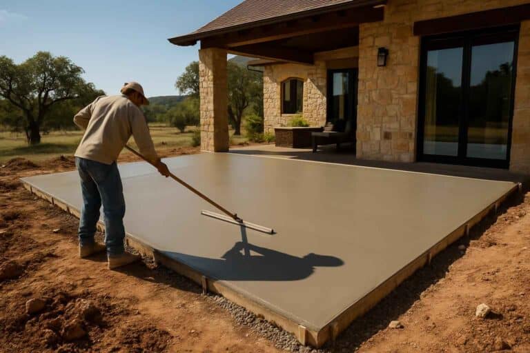 concrete patio installation service in mountain home tx