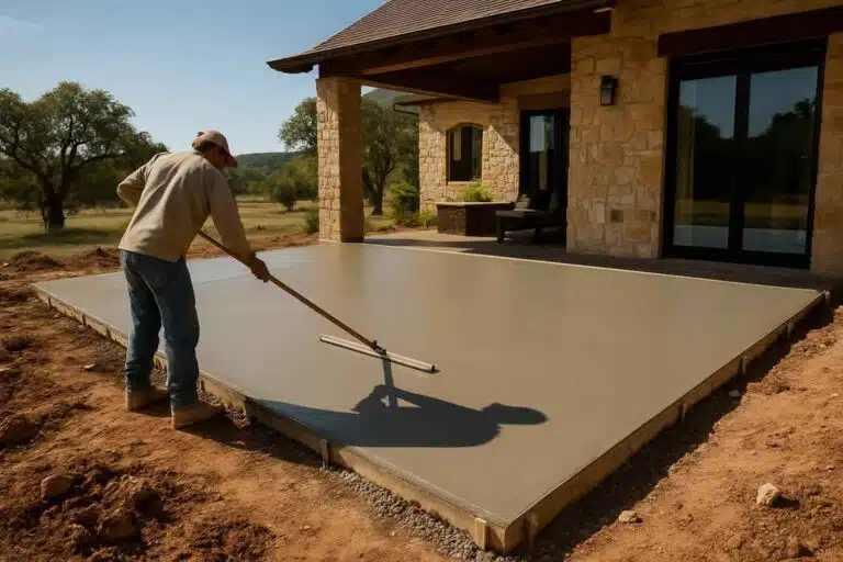 concrete patio installation service in mountain home tx