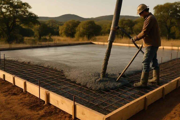 Concrete Slabs Foundations Contractor In Round Mountain TX concrete slab pouring company in round mountain tx
