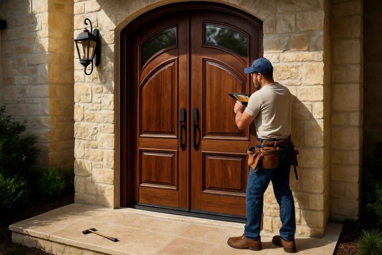 door replacement company in round mountain tx