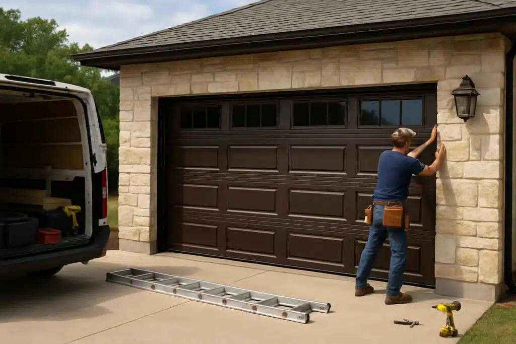 garage door replacement company in blanco tx