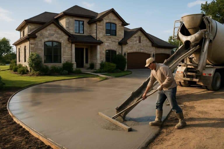 new driveway pour service in mountain home tx