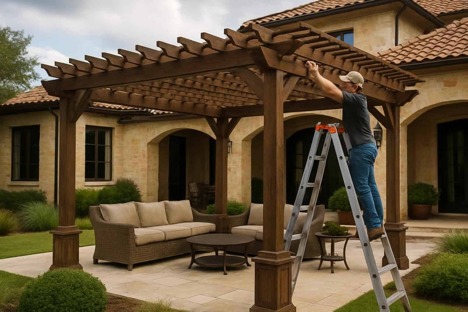 pergola repair service in blanco tx