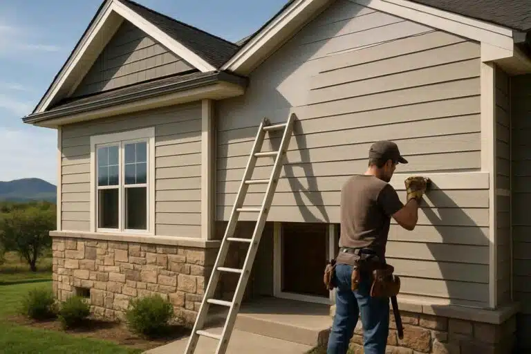 siding replacement company in round mountain tx