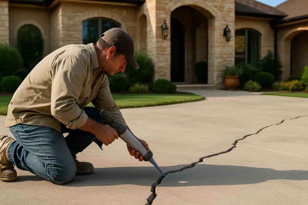 slab crack repair service in hunt tx