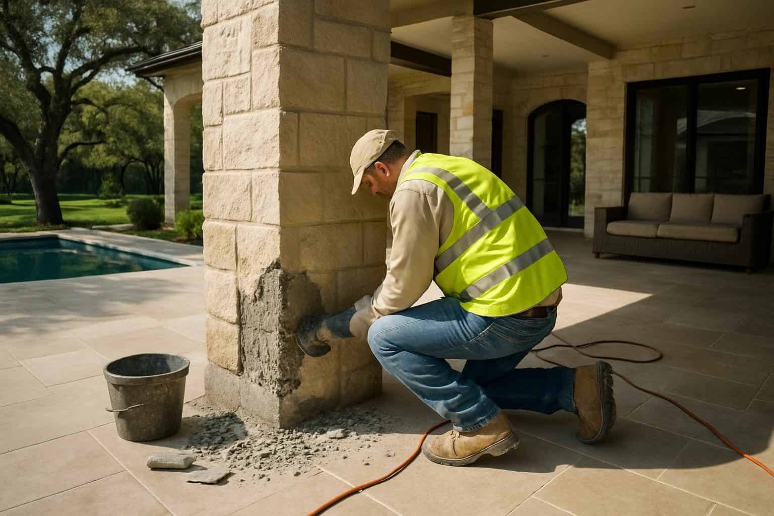 spalling concrete repair service in blanco tx