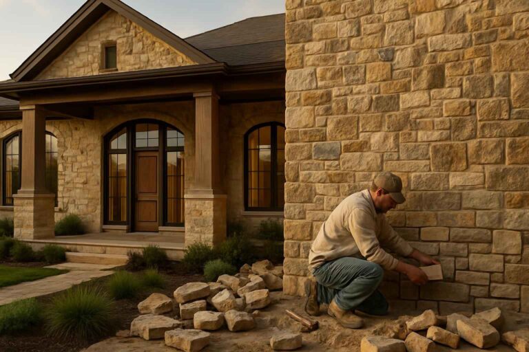 stone masonry contractor in round mountain tx