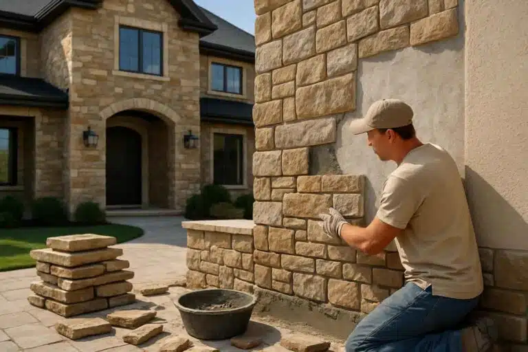 stone veneer installation service in mountain home tx
