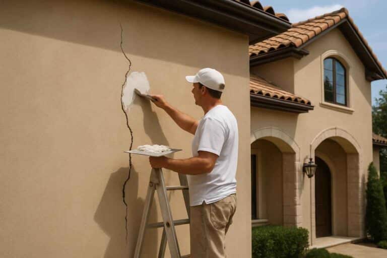 stucco crack repair service in mountain home tx