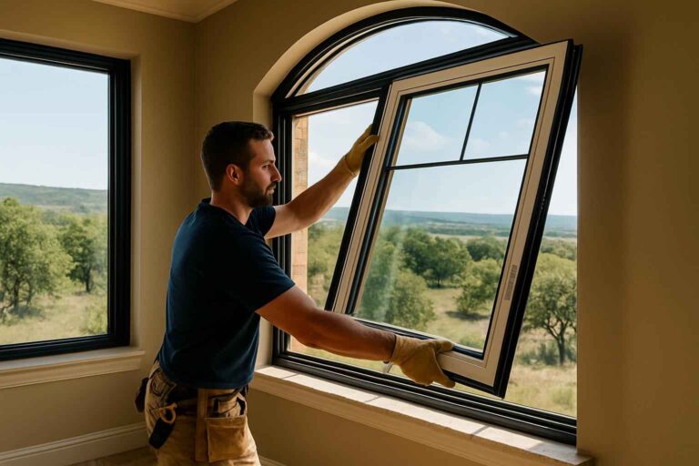 window replacement company in round mountain tx