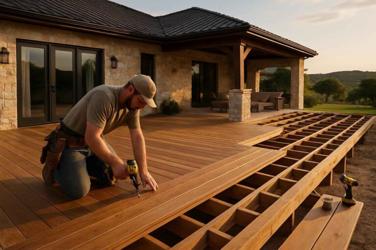 Deck Construction Contractor In Boerne TX wood deck builder in boerne tx