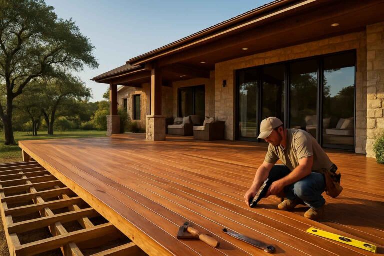 Deck Construction Contractor In Hunt TX wood deck builder in hunt tx