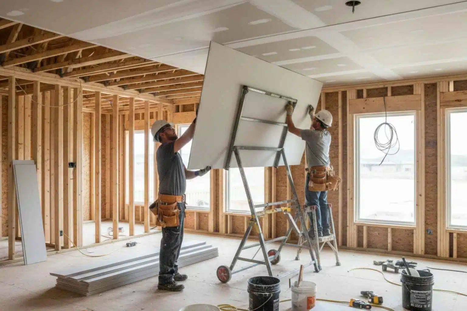 Ceiling Drywall Installation in Pontotoc TX