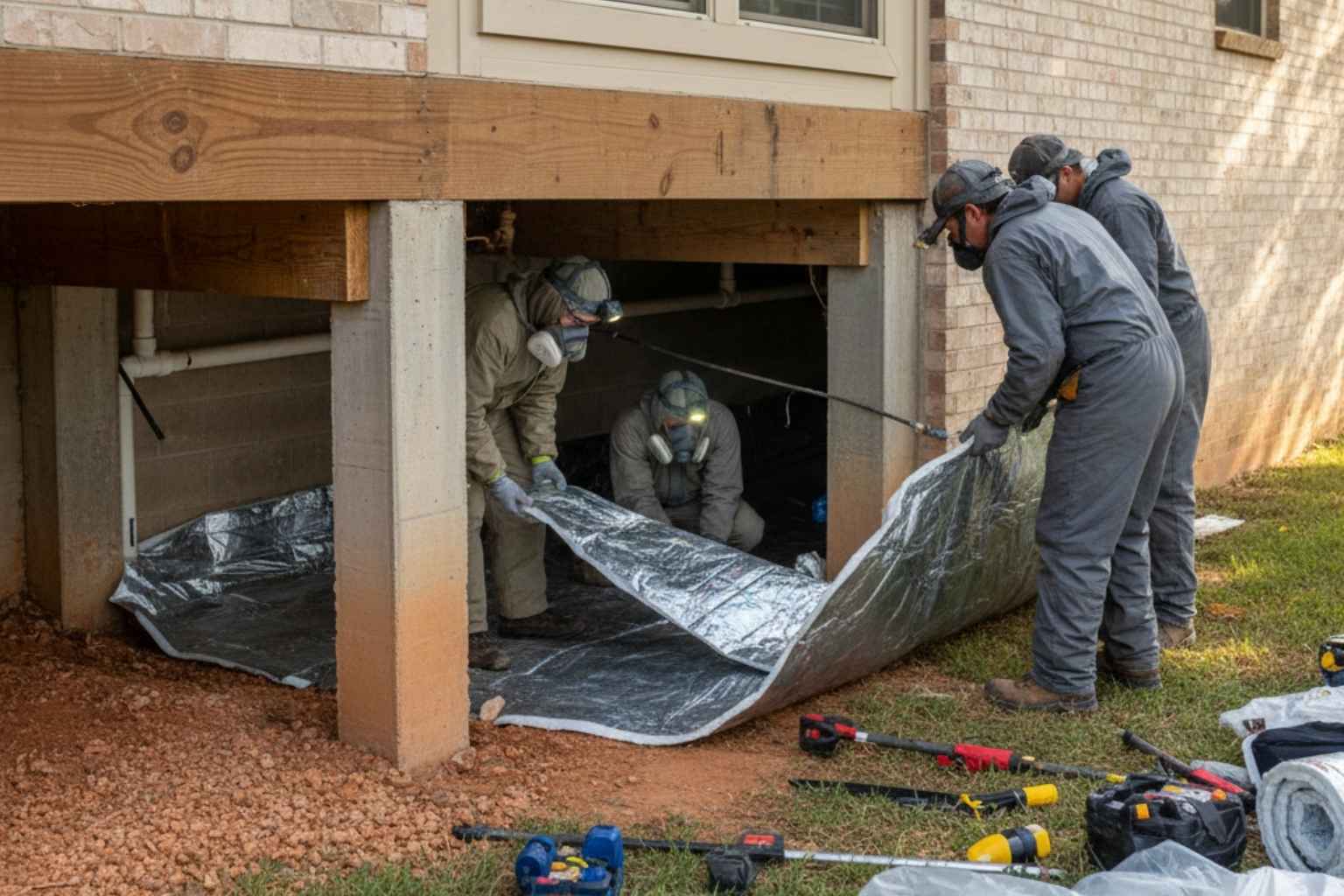 Crawl Space Repair Service in Mason TX