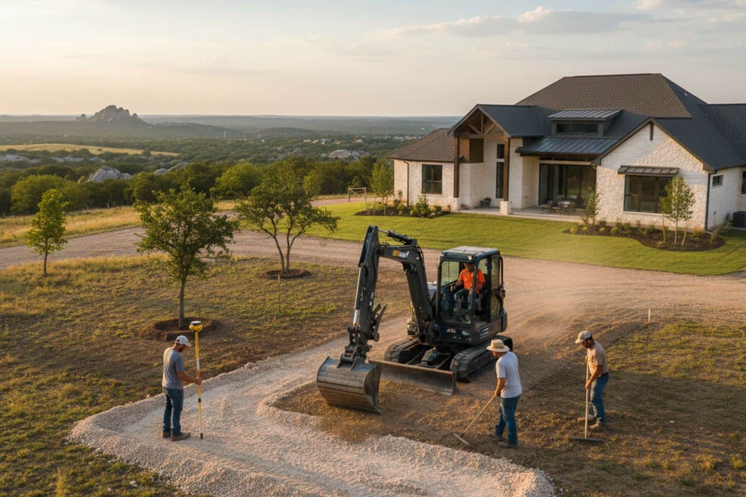 Grading Swale Contractor in Granite Shoals TX
