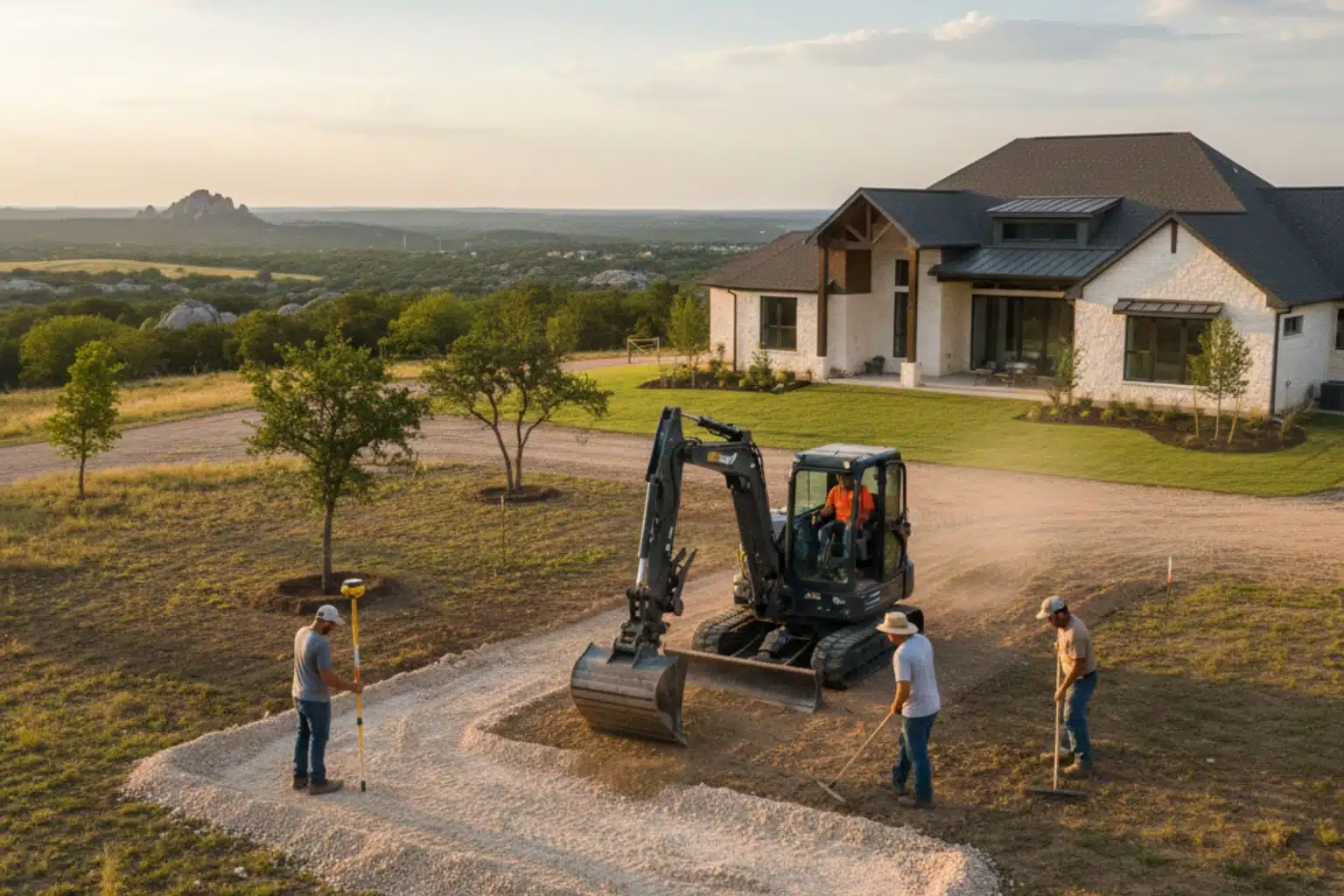 Grading Swale Contractor in Granite Shoals TX