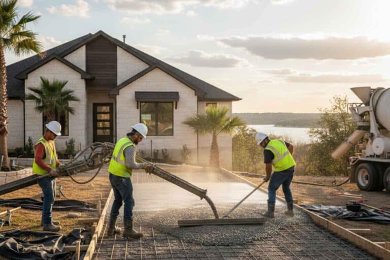 New Driveway Pour Service in Cottonwood Shores TX