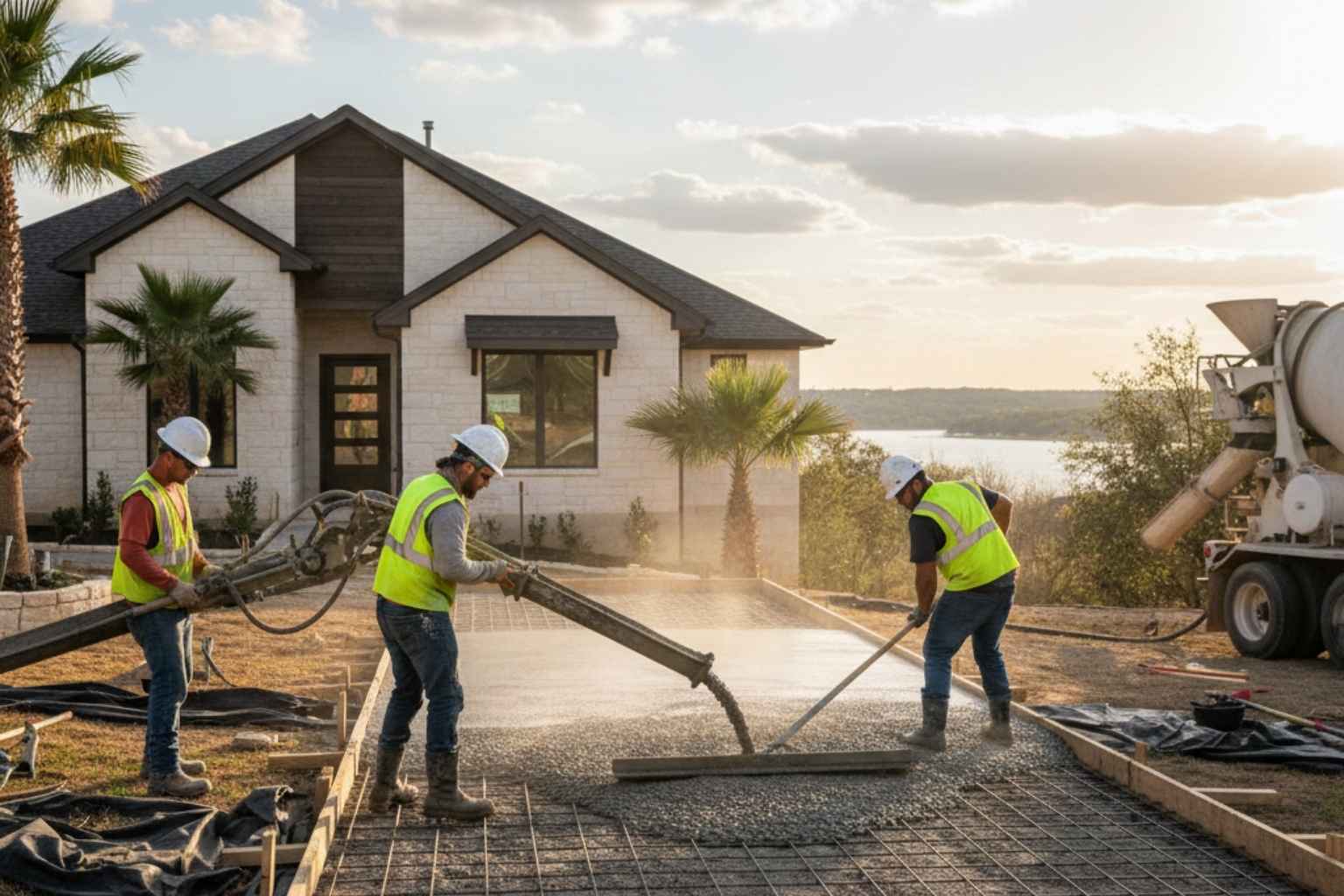 Concrete Driveway Contractor In Cottonwood Shores TX New Driveway Pour Service in Cottonwood Shores TX