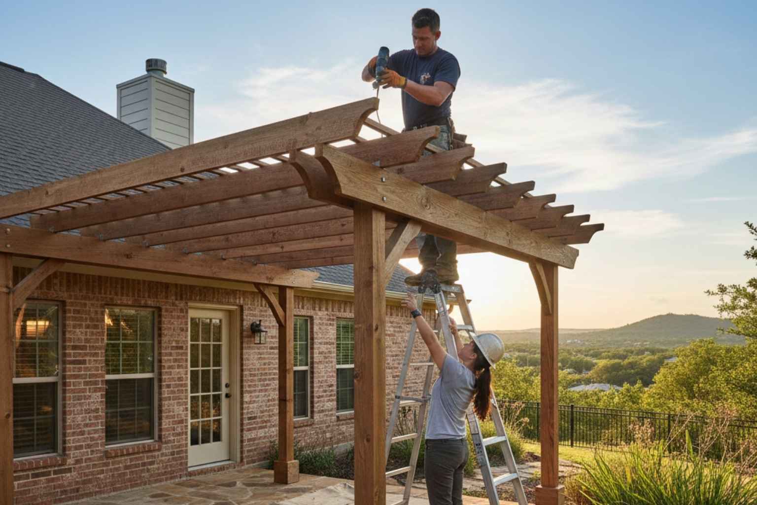 Pergola Contractor In Kingsland TX Pergola Repair Service In Kingsland TX