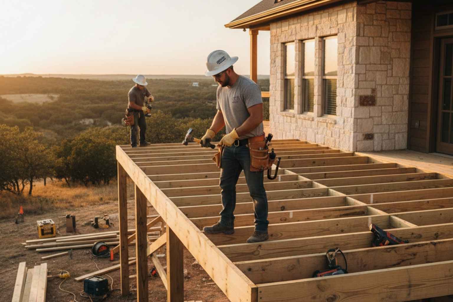 Second Story Deck Builder In Pontotoc TX