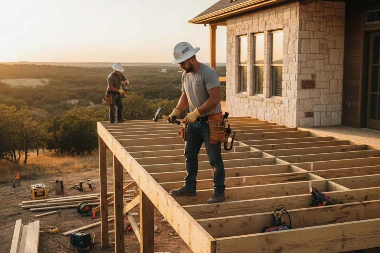 Second Story Deck Builder In Pontotoc TX