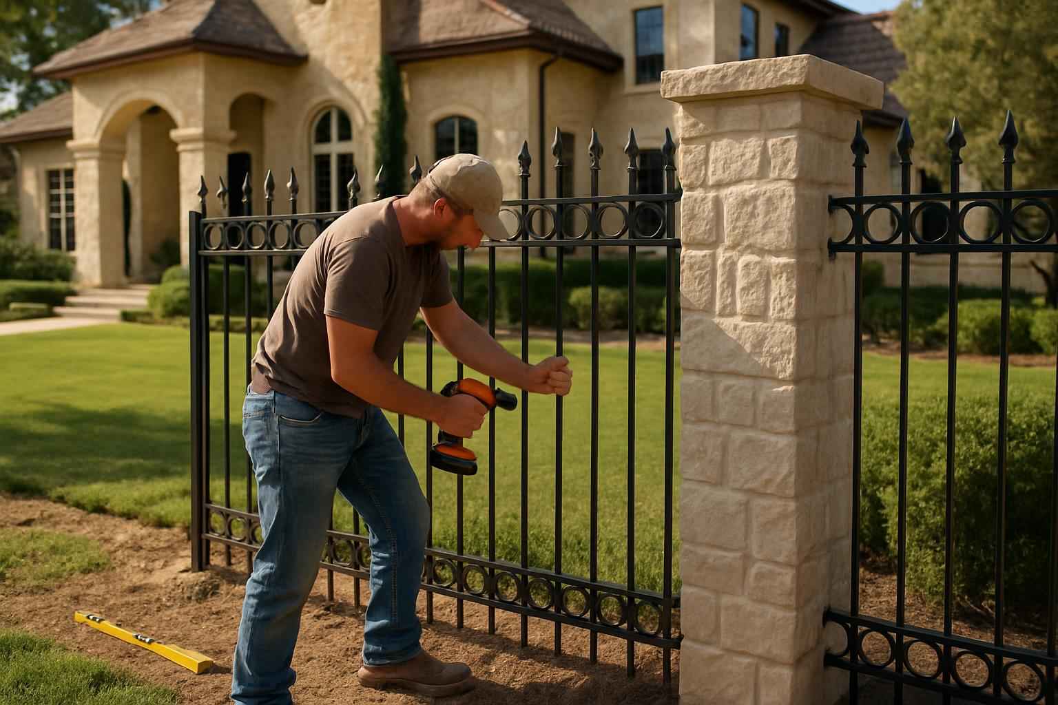 Fence Installation Contractor In Kingsland TX Wrought Iron Fence Installer In Kingsland TX