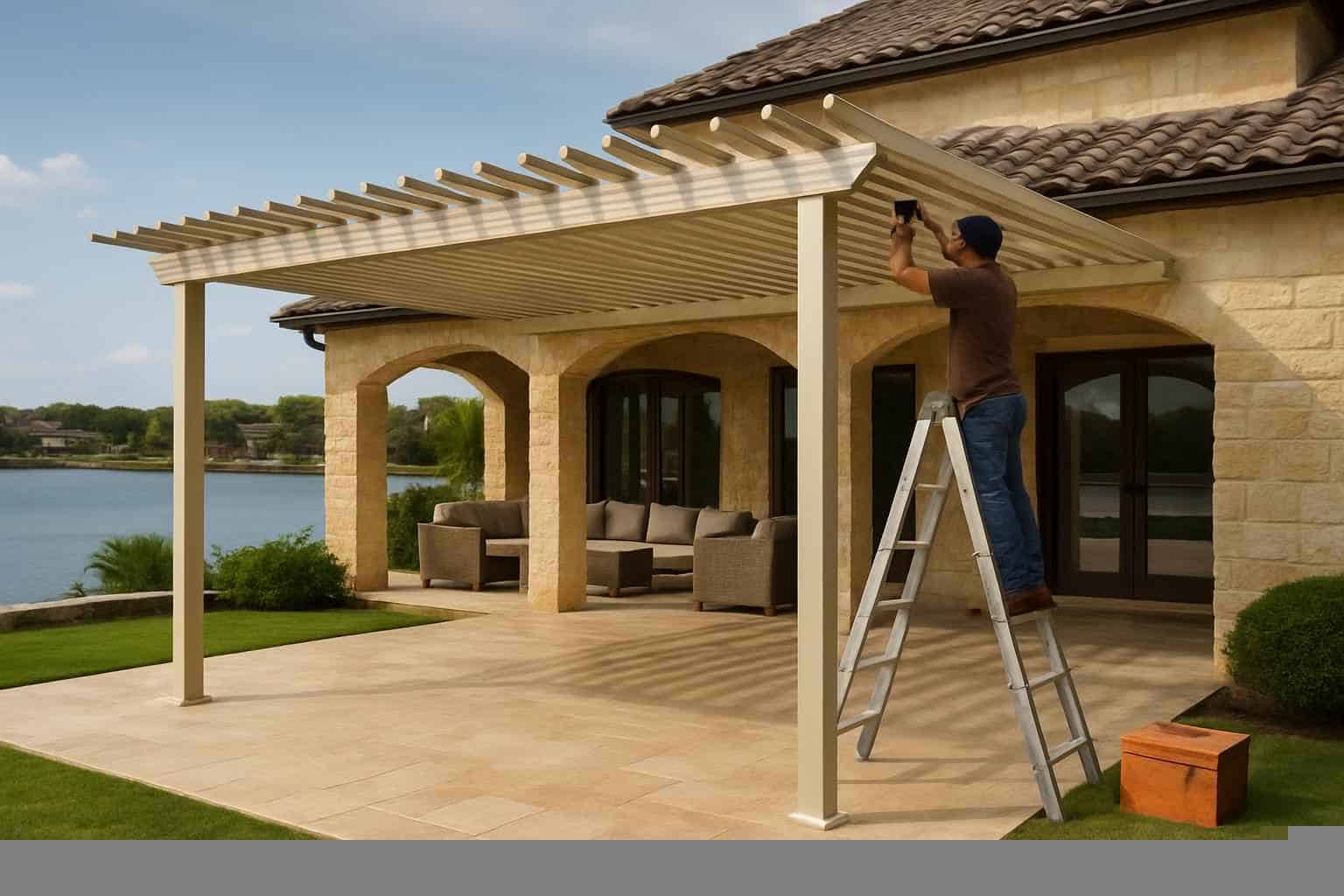 Patio Cover Installation Contractor In Horseshoe Bay TX Aluminum Patio Cover Installer in Horseshoe Bay TX
