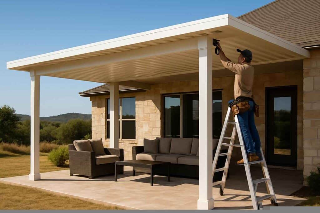 Aluminum Patio Cover Installer In Llano Tx