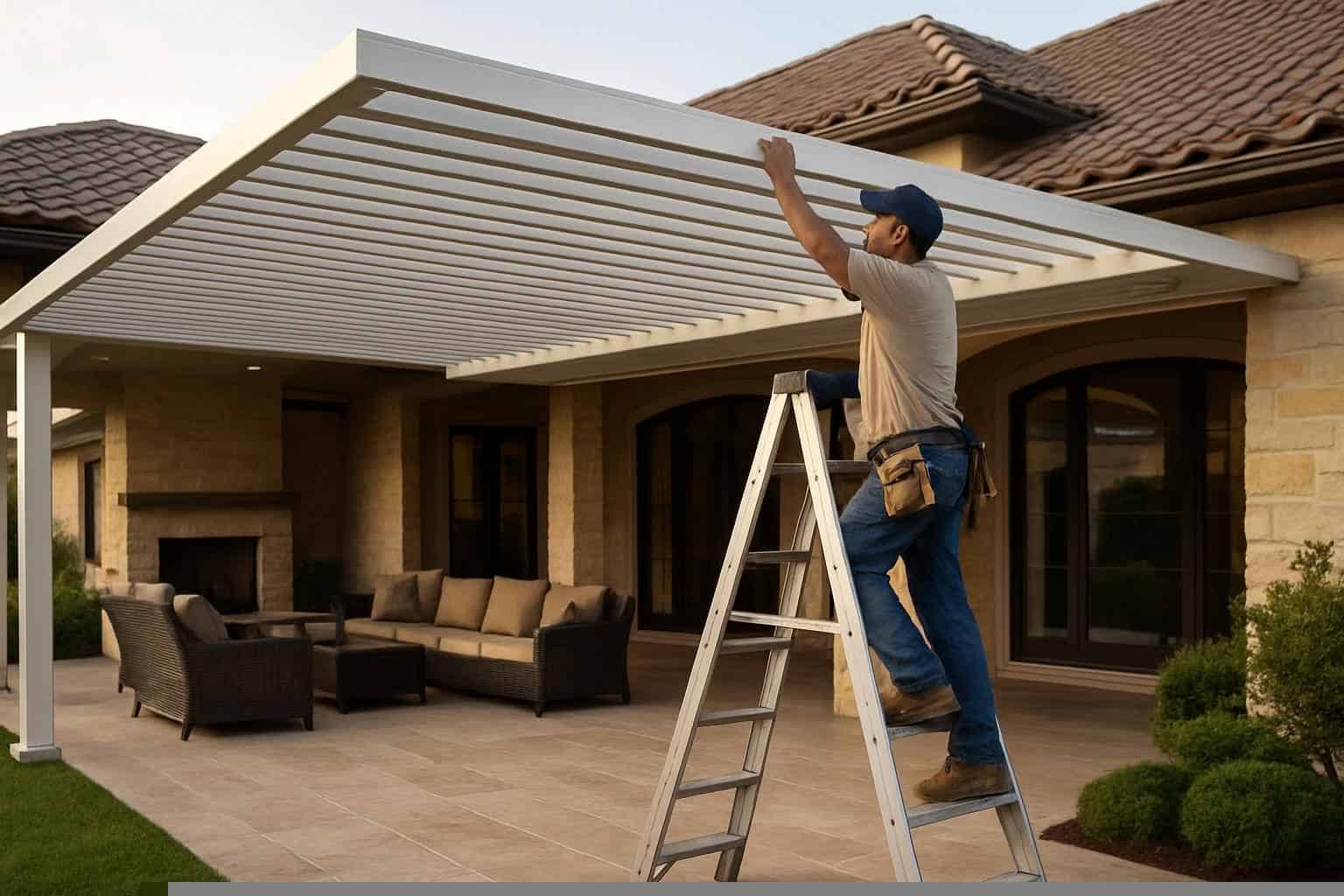 Patio Cover Installation Contractor In Mason TX Aluminum Patio Cover Installer in Mason TX