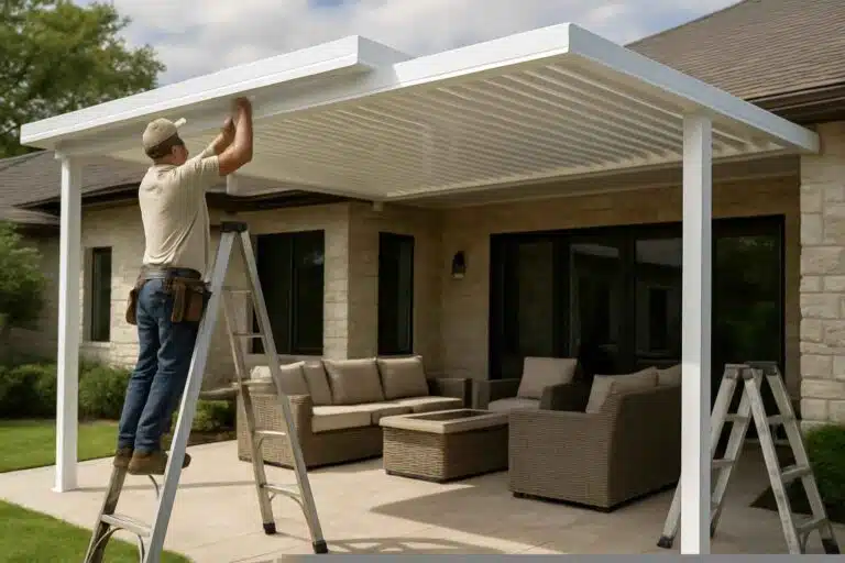 aluminum patio cover installer in medina tx