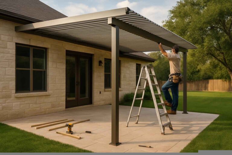 aluminum patio cover installer in pontotoc tx