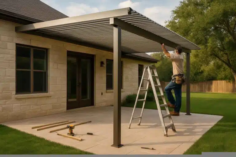 aluminum patio cover installer in pontotoc tx