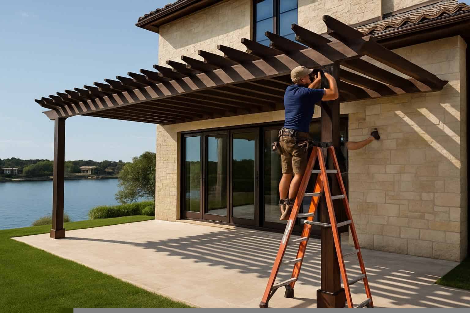 Attached Pergola Installer in Horseshoe Bay TX