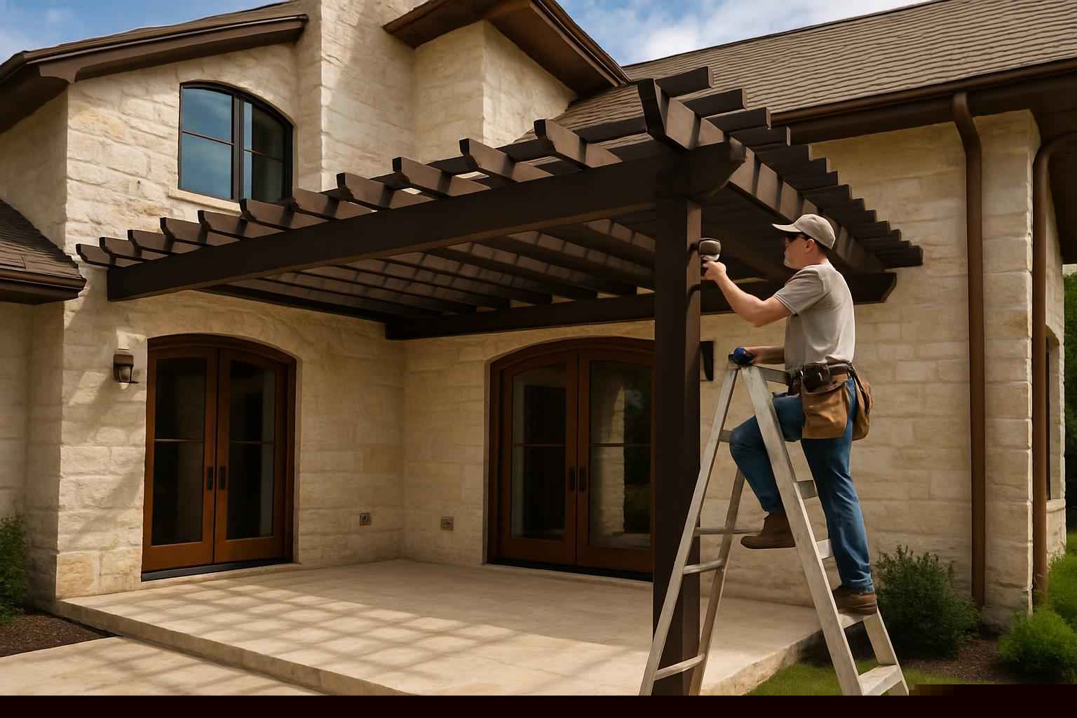 Attached Pergola Installer in Kingsland TX
