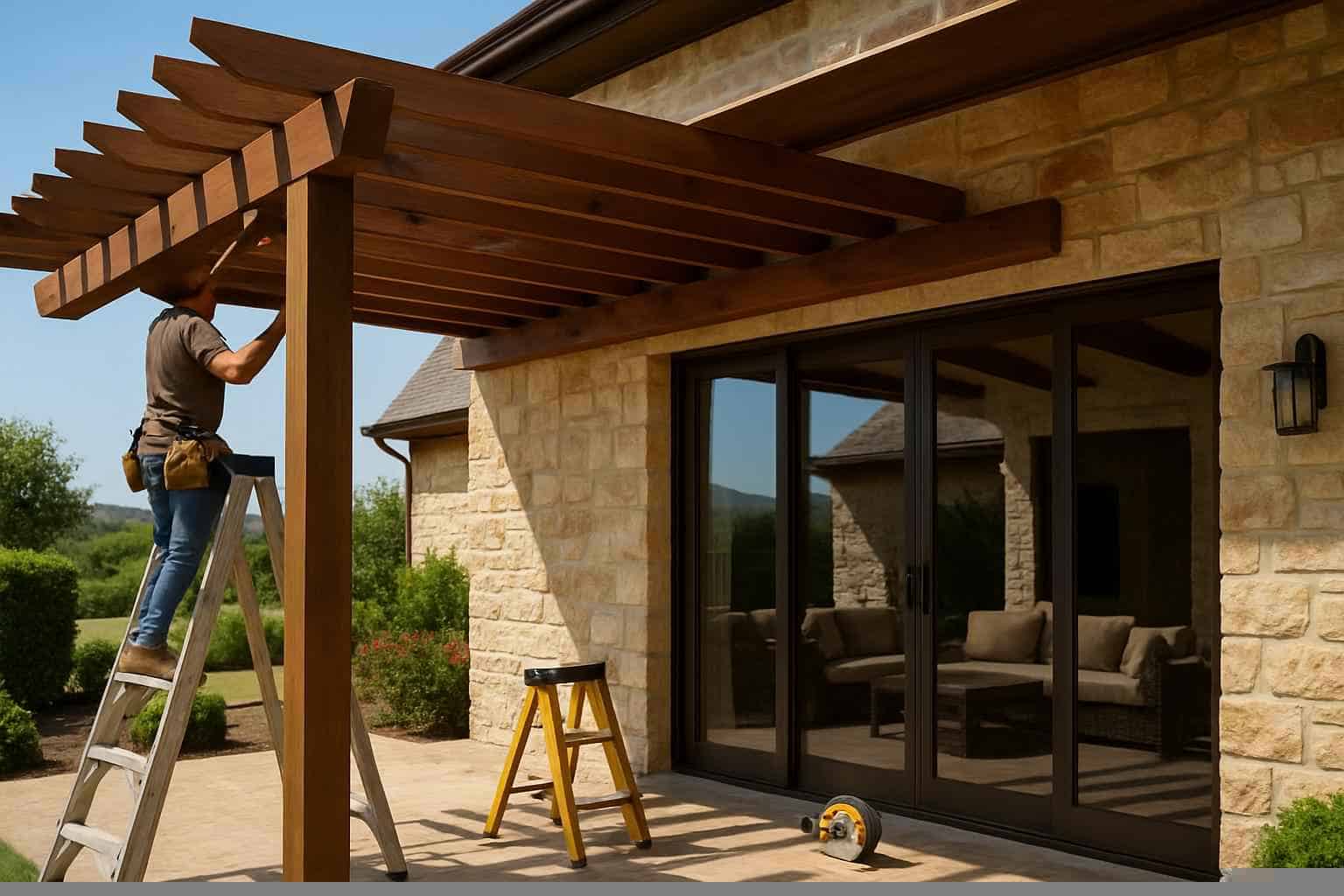 Attached Pergola Installer in Mason TX