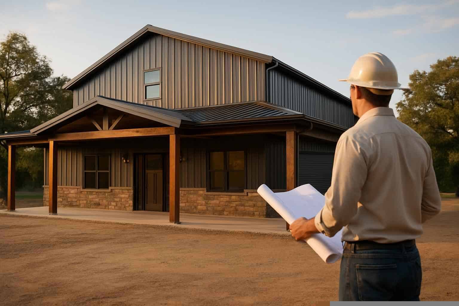 Metal Building Construction Contractor In Pontotoc TX Barndominium Builder Service in Pontotoc TX