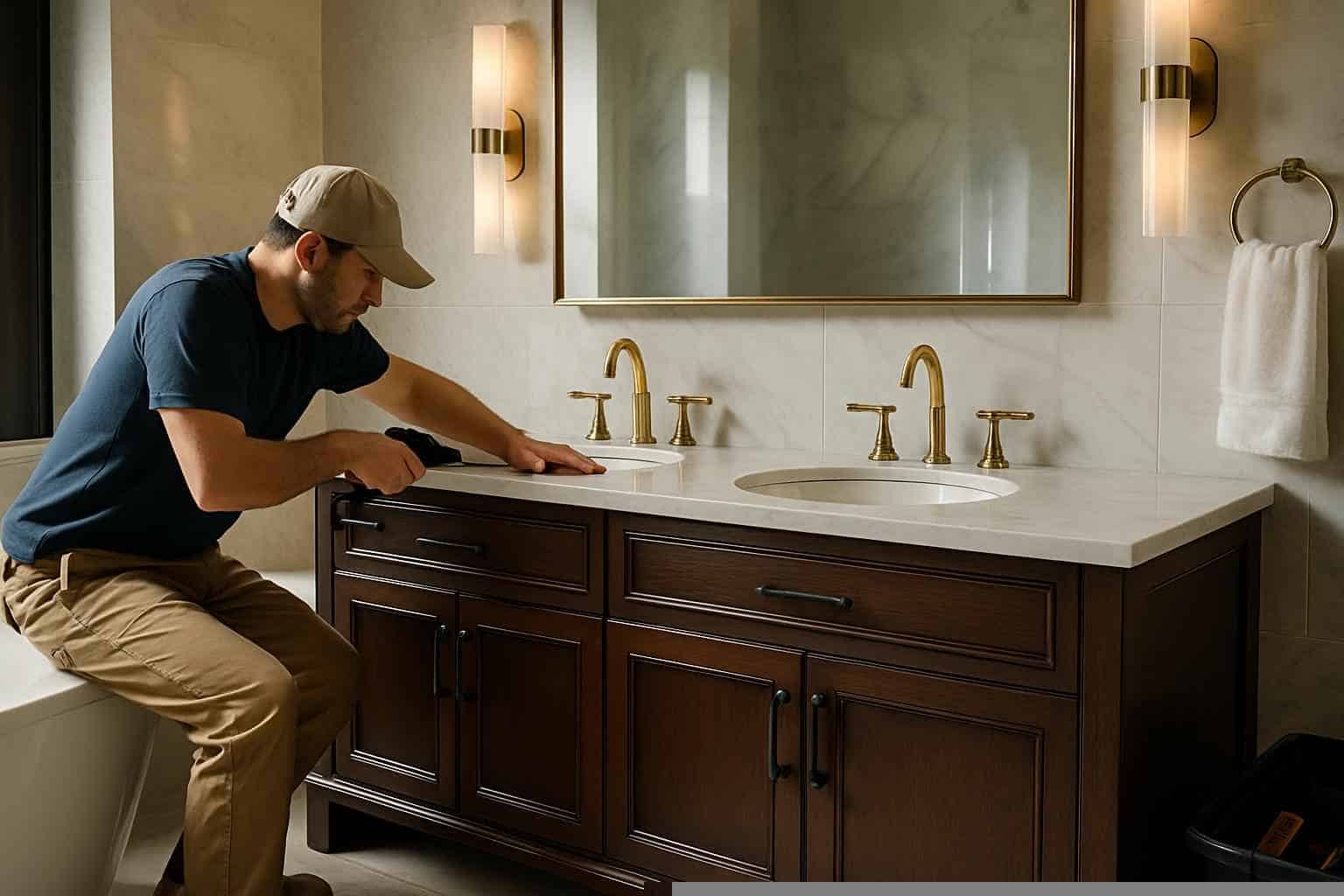 Bathroom Remodeling Contractor In Mason TX Bathroom Vanity Installation Service in Mason TX