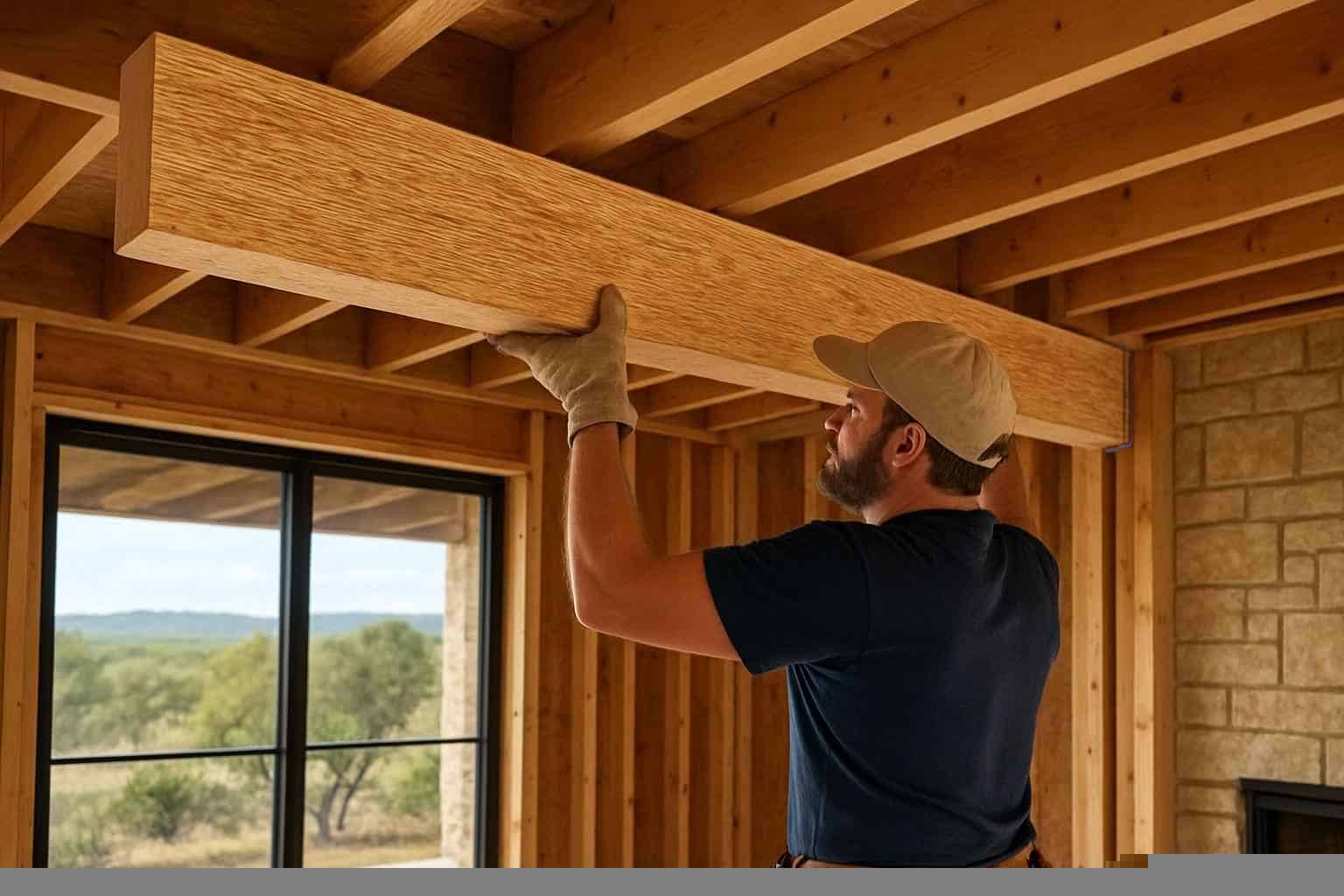 Framing Carpentry Contractor In Llano TX Beam LVL Installation Contractor in Llano TX