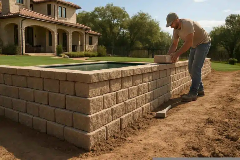Retaining Wall Contractor In Cottonwood Shores TX block retaining wall builder in cottonwood shores tx