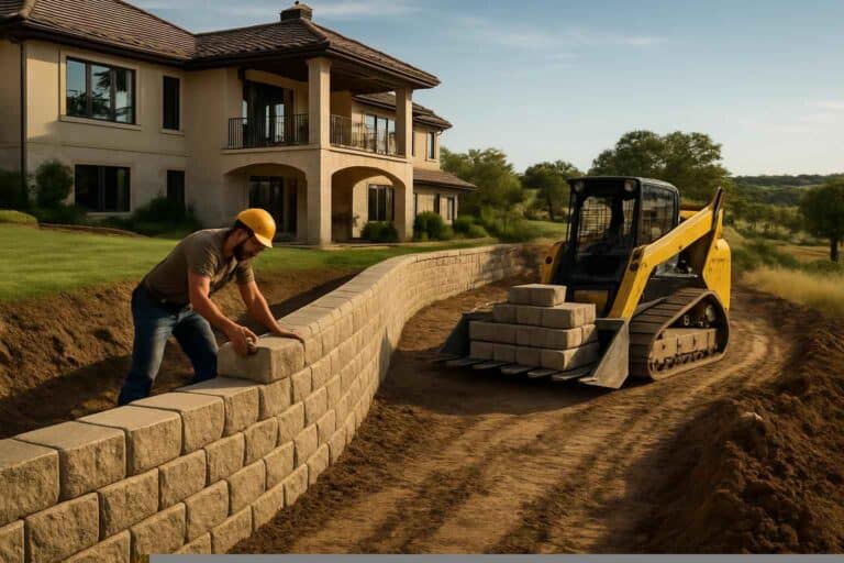 Block Retaining Wall Builder In Llano TX